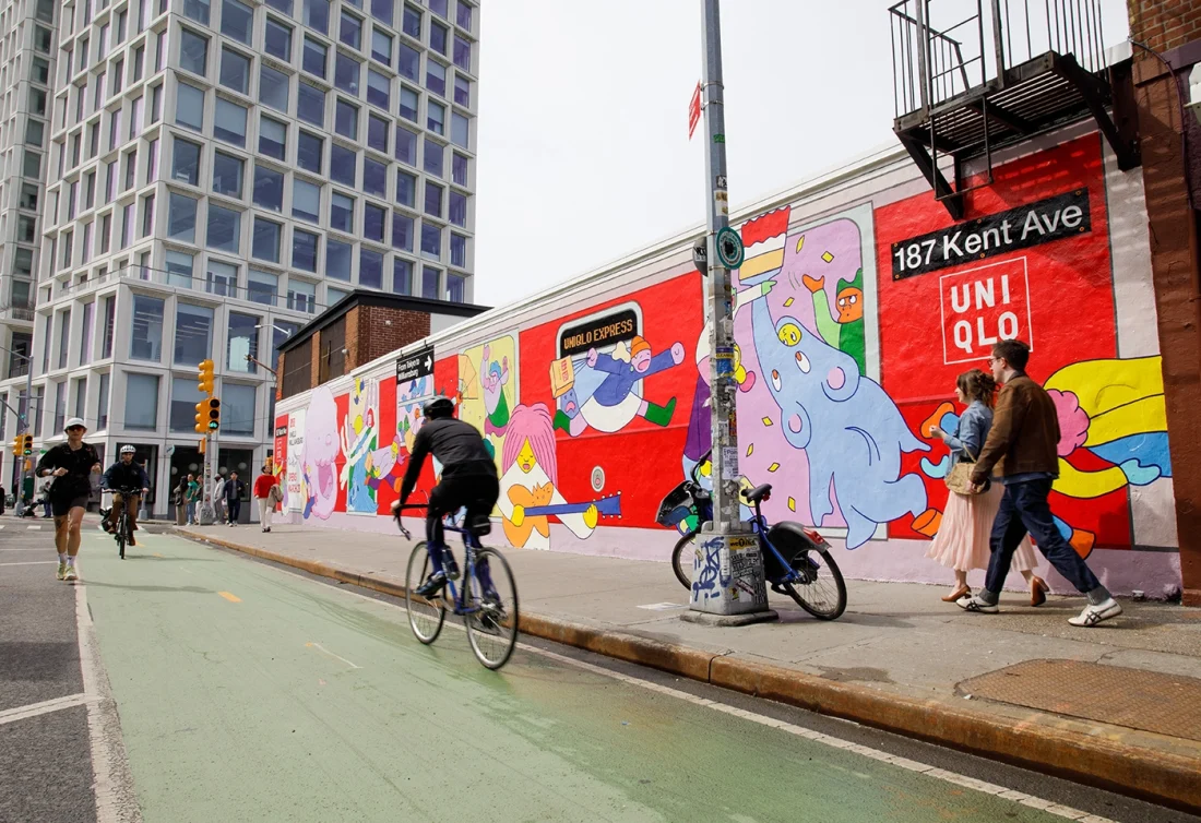 UNIQLO Williamsburg (Opening 3/20/2026)Mural Hiroshi Masuda